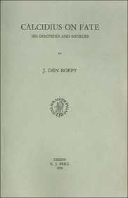 Calcidius on Fate pdf epub mobi 电子书 下载