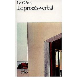 Le Proces Verbal pdf epub mobi 电子书 下载