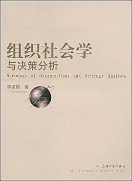 组织社会学与决策分析 pdf epub mobi 电子书 下载