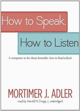 How to Speak, How to Listen pdf epub mobi 電子書 下載