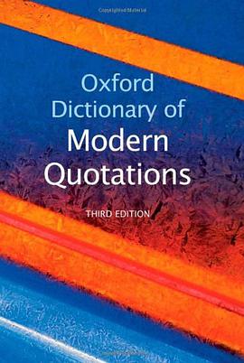 Oxford Dictionary of Modern Quotations pdf epub mobi 电子书 下载