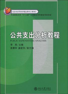 公共支出分析教程 pdf epub mobi 电子书 下载