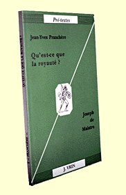Qu'est ce que la royauté ? pdf epub mobi 下载