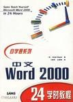 中文Word 2000 24学时教程 pdf epub mobi 电子书 下载