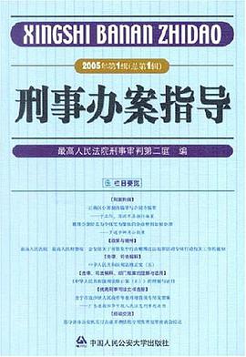 刑事办案指导 pdf epub mobi 电子书 下载