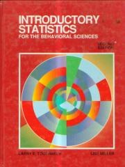 Introductory Statistics for the Behavioral Sciences pdf epub mobi 电子书 下载