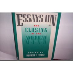 Essays on the Closing of the American Mind pdf epub mobi 电子书 下载