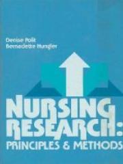 Nursing research: Principles and methods