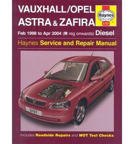 Vauxhall/Opel Astra and Zafira Diesel Service and Repair Manual pdf epub mobi 下载