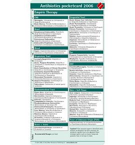 Antibiotics Pocketcard 2006 pdf epub mobi 电子书 下载