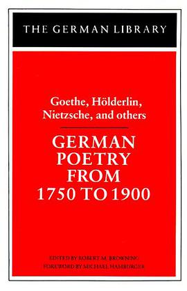 German Poetry from 1750 to 1900 pdf epub mobi 电子书 下载
