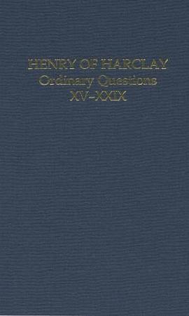 Henry of Harclay pdf epub mobi 电子书 下载