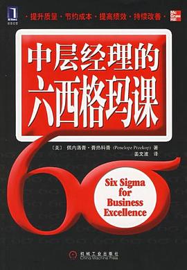 中层经理的六西格玛课 pdf epub mobi 电子书 下载