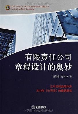有限责任公司章程设计的奥妙 pdf epub mobi 电子书 下载