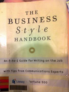 The Business Style Handbook pdf epub mobi 电子书 下载