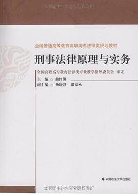刑事法律原理与实务 pdf epub mobi 电子书 下载
