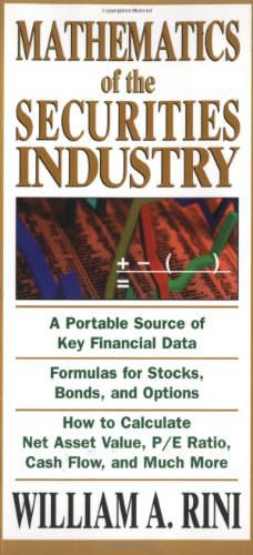 Mathematics of the Securities Industry pdf epub mobi 电子书 下载