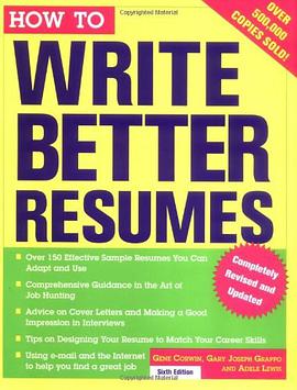 How to Write Better Resumes pdf epub mobi 电子书 下载