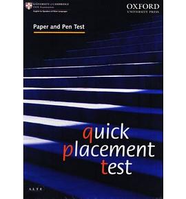Quick Placement Test pdf epub mobi 电子书 下载