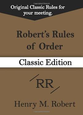 Robert's Rules of Order (Classic Edition) pdf epub mobi 电子书 下载