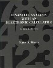 Financial Analysis with an Electronic Calculator pdf epub mobi 电子书 下载