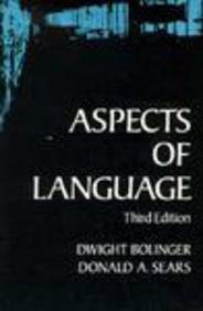 Aspects of Language pdf epub mobi 电子书 下载