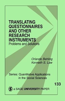 Translating Questionnaires and Other Research Instruments pdf epub mobi 电子书 下载