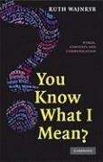 You Know what I Mean? pdf epub mobi 电子书 下载