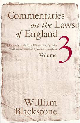 Commentaries on the Laws of England pdf epub mobi 电子书 下载