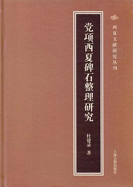 党项西夏碑石整理研究 pdf epub mobi 电子书 下载