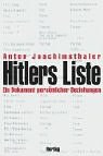 Hitlers Liste pdf epub mobi 電子書 下載