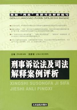 刑事诉讼法及司法解释案例评析 pdf epub mobi 电子书 下载