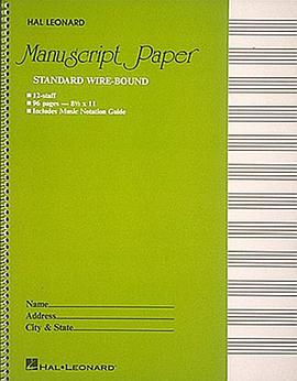 Manuscript Paper Standard Wire-Bound 12 Stave pdf epub mobi 下载
