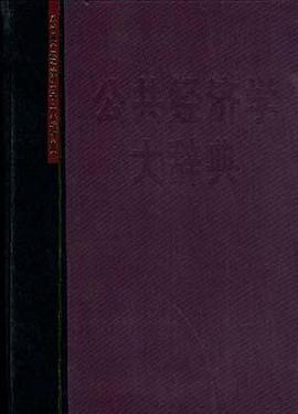 公共经济学大辞典 pdf epub mobi 电子书 下载