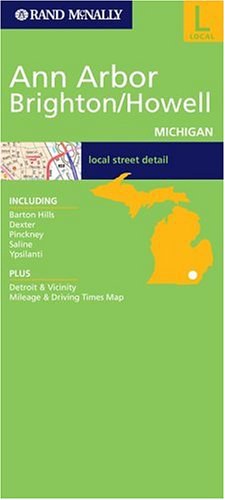 Rand McNally Ann Arbor Brighton/Howell Michigan pdf epub mobi 电子书 下载