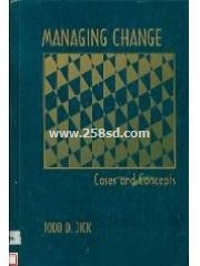 Managing Change-Cases and Concepts