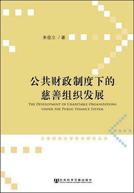 公共财政制度下的慈善组织发展 pdf epub mobi 电子书 下载