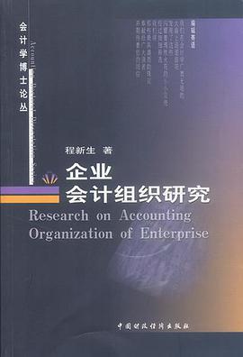 企业会计组织研究 pdf epub mobi 下载