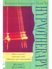 Thorsons Introductory Guide to Hypnotherapy: What It Is， How It Works， Where to Go for Hypnotherapy pdf epub mobi 电子书 下载