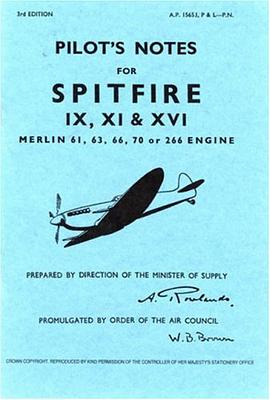 pilot's notes for Spitfire IX, XI, & XVI pdf epub mobi 电子书 下载