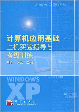 计算机应用基础上机实验指导与考级训练 pdf epub mobi 电子书 下载