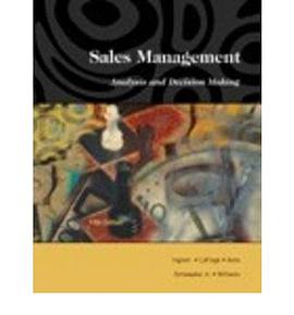 SALES MANAGEMENT: ANALYSIS AND DEC pdf epub mobi 电子书 下载