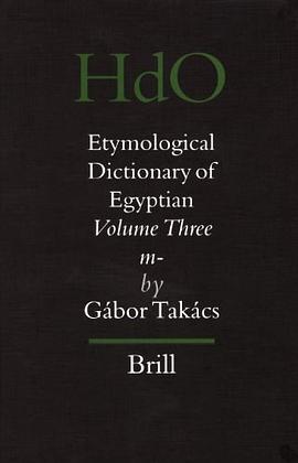 Etymological Dictionary of Egyptian pdf epub mobi 电子书 下载