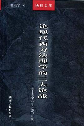 论现代西方法理学的三大论战 pdf epub mobi 电子书 下载