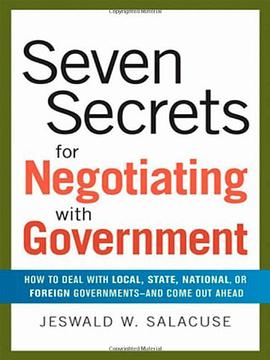 Seven Secrets for Negotiating with Government pdf epub mobi 电子书 下载