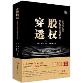 穿透股权：非上市公司股权激励实战指南 pdf epub mobi 电子书 下载