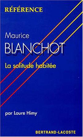 Maurice Blanchot pdf epub mobi 下载