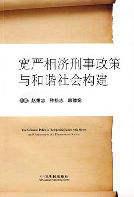 宽严相济刑事政策与和谐社会构建 pdf epub mobi 电子书 下载