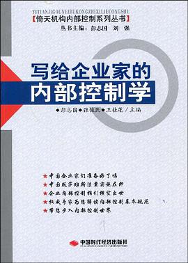 写给企业家的内部控制学 pdf epub mobi 电子书 下载
