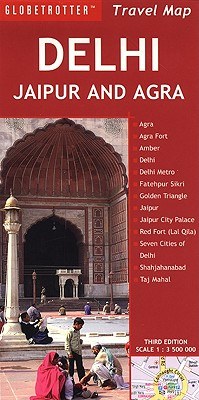 Globetrotter Delhi, Jaipur and Agra Travel Map pdf epub mobi 电子书 下载